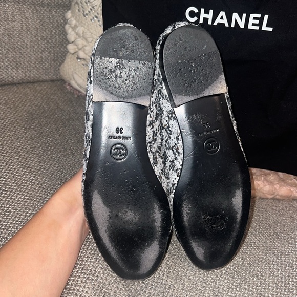 Chanel cap toe tweed Ballet flats size 36 - Picture 6 of 10